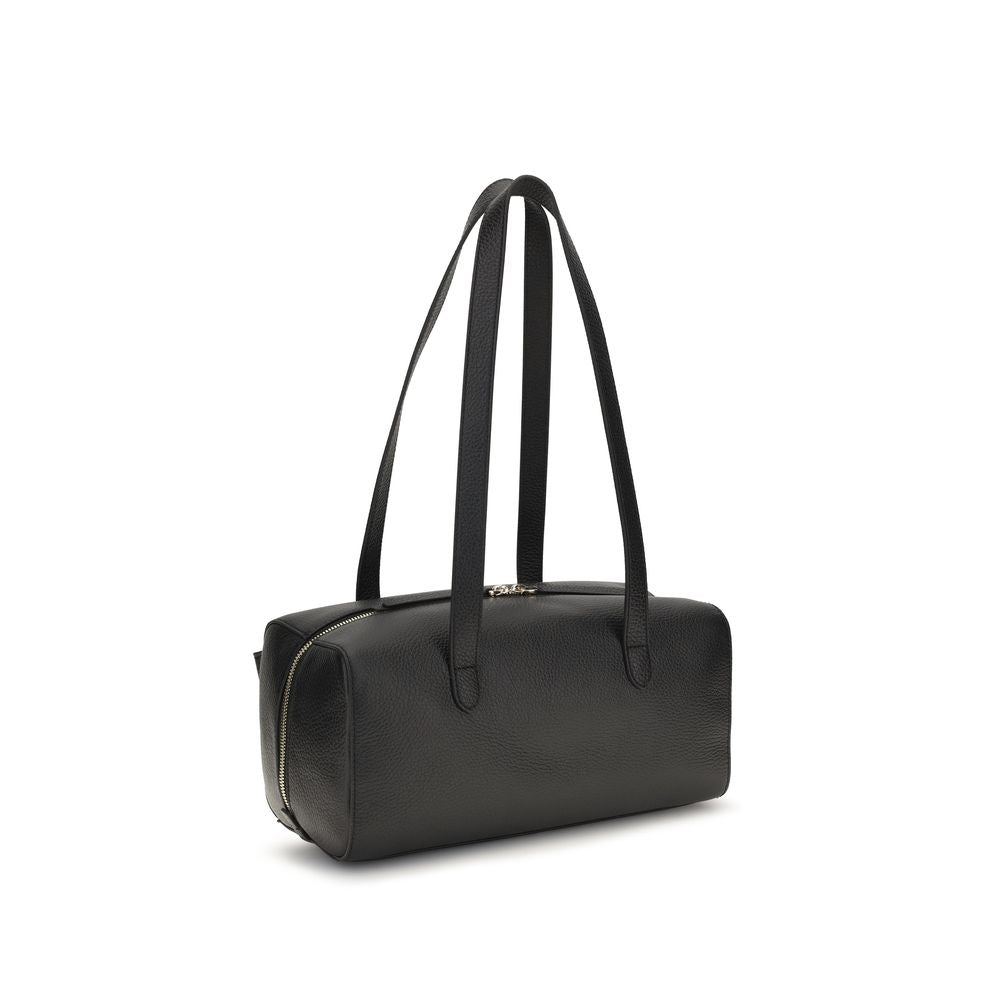 2026 New Arrival Coccinelle Black Calf Leather Bos Taurus Shoulder Bag