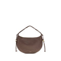 2026 New Arrival Coccinelle Brown Calf Leather Bos Taurus Shoulder Bag
