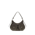 2026 New Arrival Coccinelle Brown Calf Leather Bos Taurus Shoulder Bag