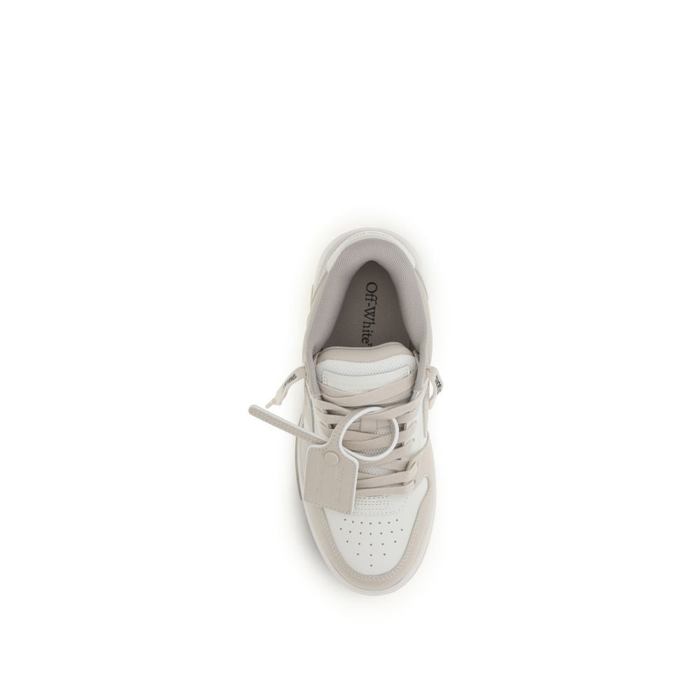 2026 New Arrival Off-White Beige Calf Leather Bos Taurus Low Top Sneakers