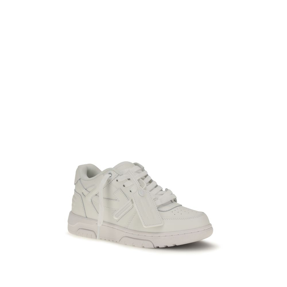 2026 New Arrival Off-White White Calf Leather Bos Taurus Low Top Sneakers