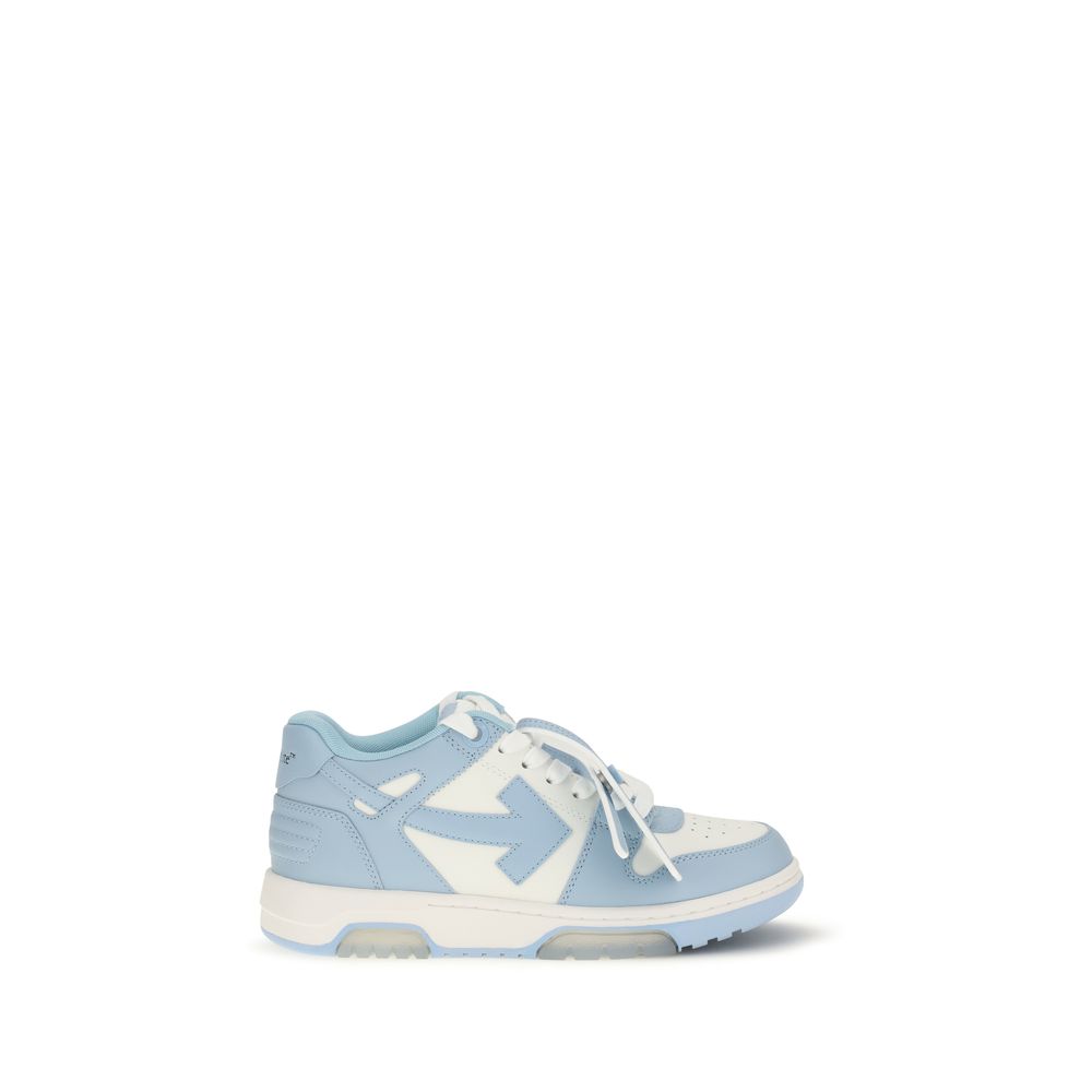 2026 New Arrival Off-White Blue Calf Leather Bos Taurus Sneakers