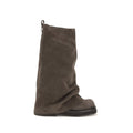 2026 New Arrival The Attico Brown Calf Leather Bos Taurus Boots
