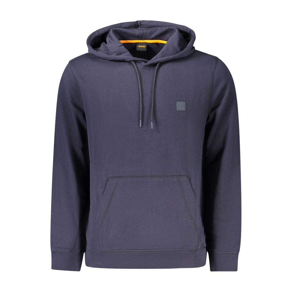 2026 New Arrival Hugo Boss Blue Cotton Men's Hoodie