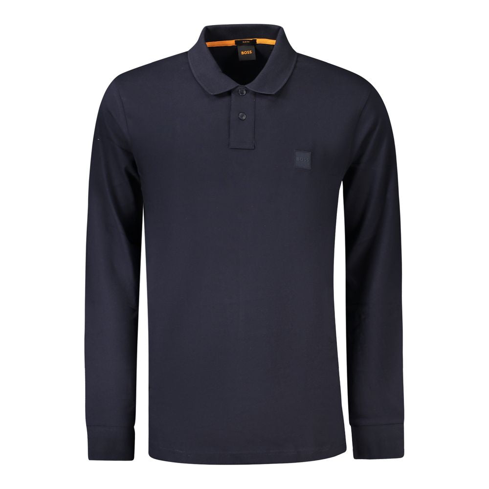 2026 New Arrival Hugo Boss Blue Cotton Men's Polo