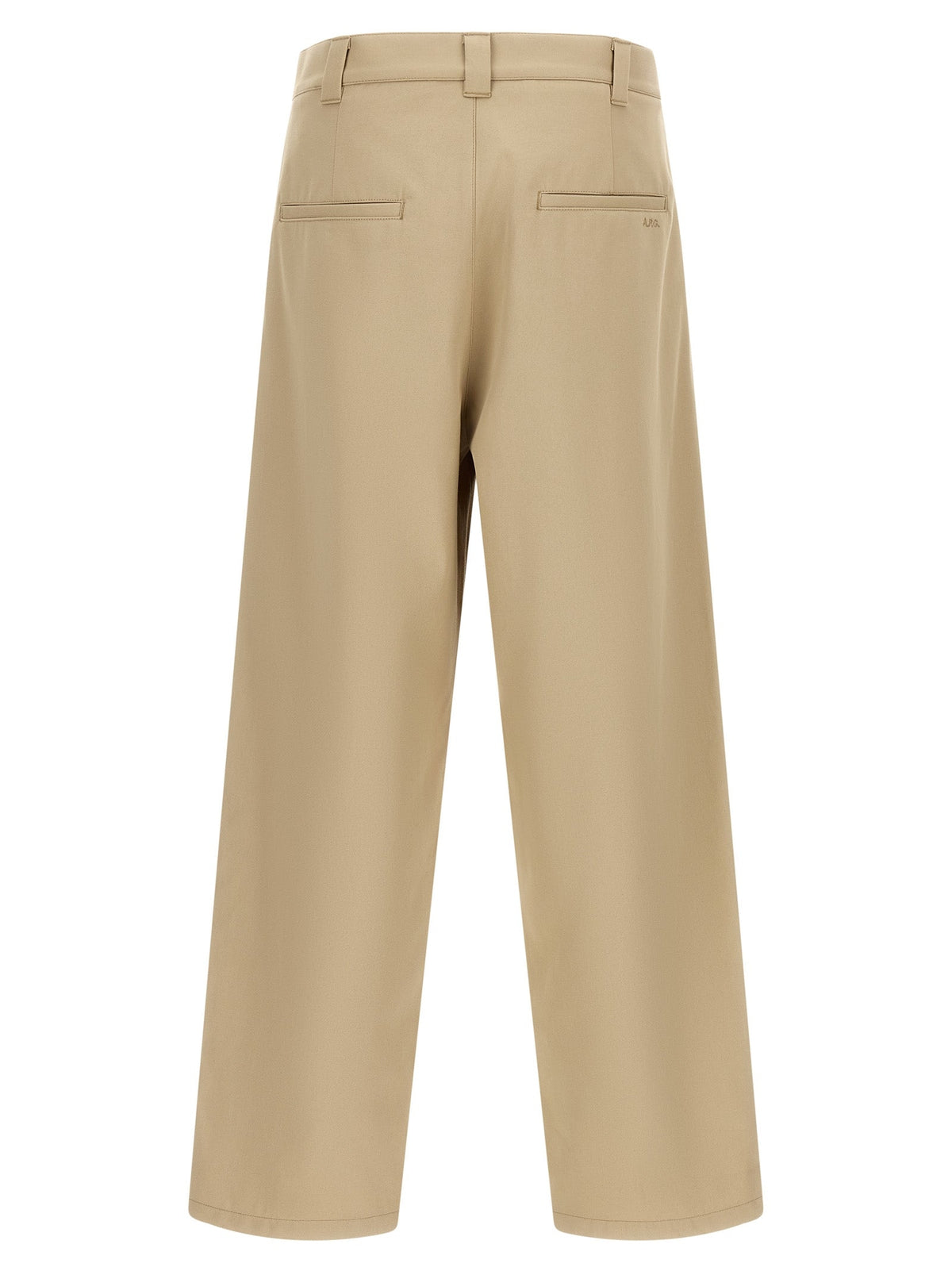 2026 New Arrival A.P.C. Beige Cotton Casual Pants