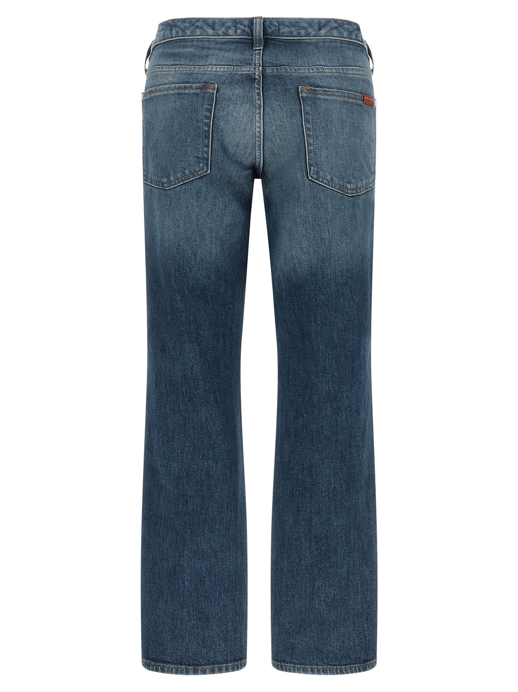 2026 New Arrival 7 For All Mankind Blue Cotton Tapered Jeans