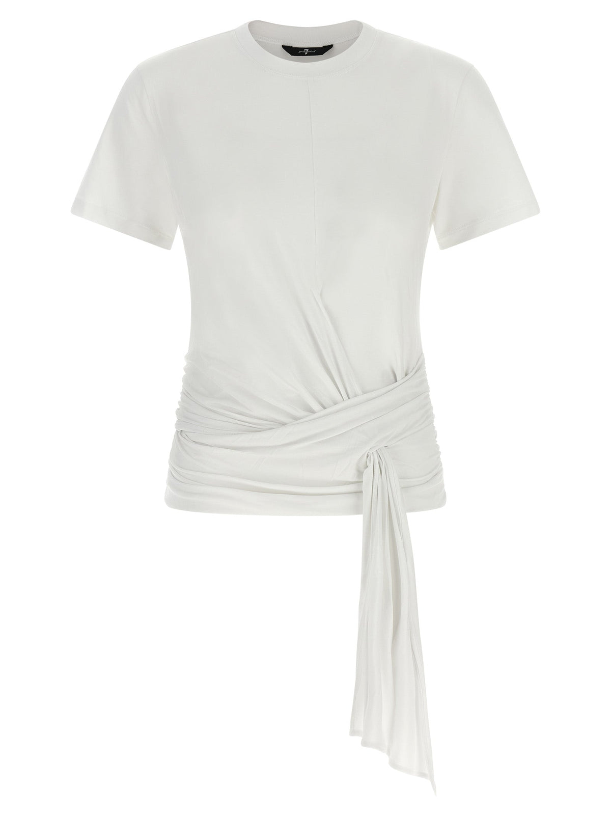 2026 New Arrival 7 For All Mankind White Lyocell T-Shirt