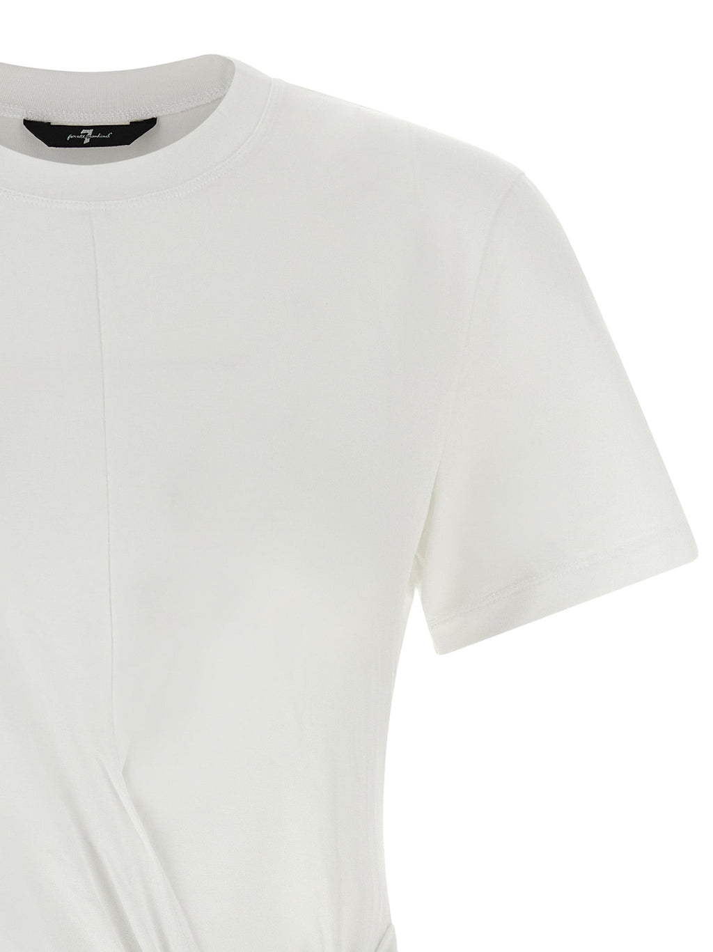 2026 New Arrival 7 For All Mankind White Lyocell T-Shirt