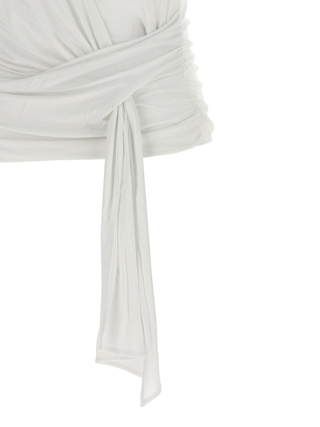 2026 New Arrival 7 For All Mankind White Lyocell T-Shirt