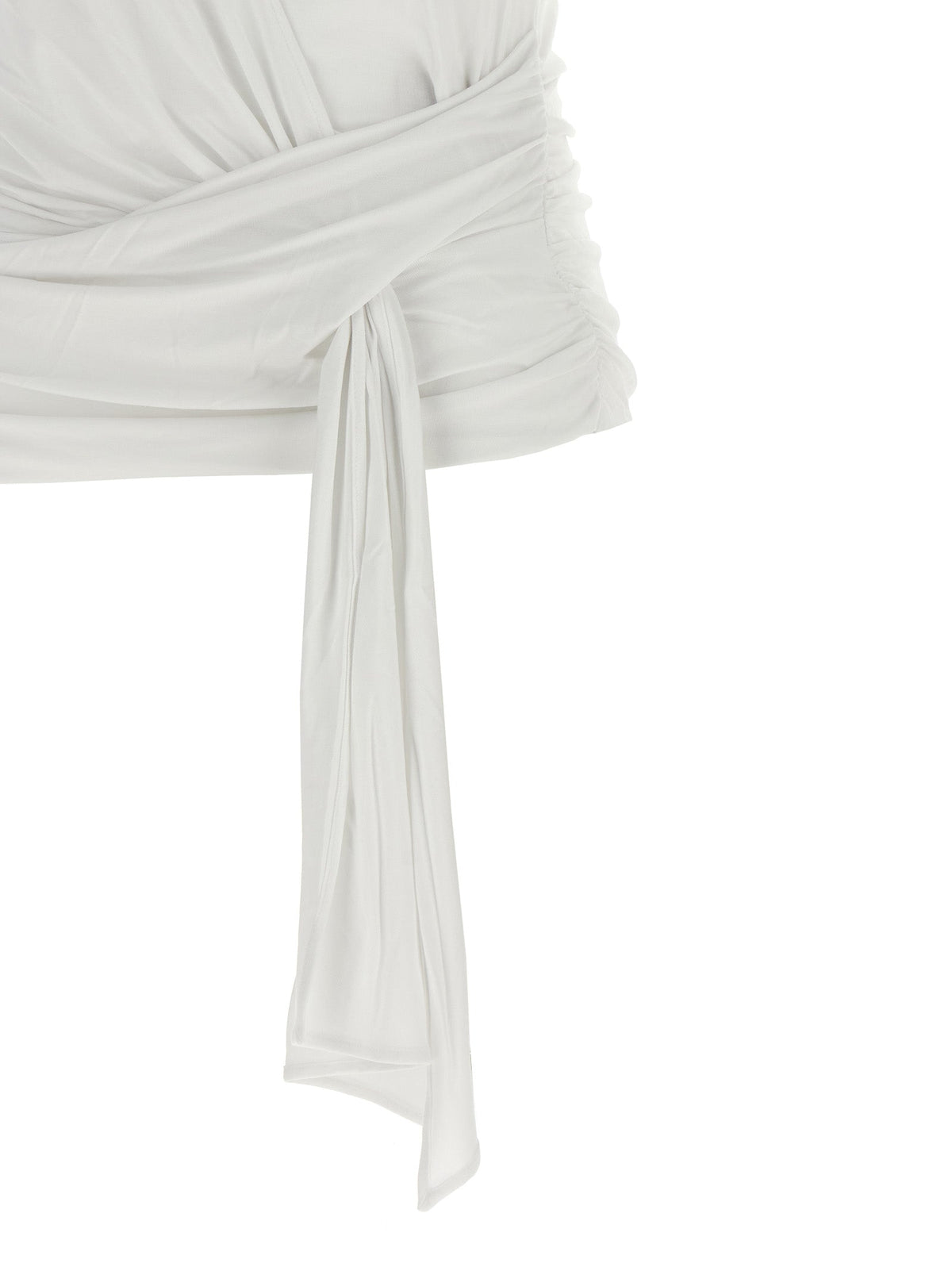 2026 New Arrival 7 For All Mankind White Lyocell T-Shirt