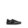 2026 New Arrival Dolce & Gabbana Black Calf Leather Bos Taurus Sneakers