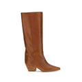2026 New Arrival Forte_Forte Brown Calf Leather Bos Taurus Ankle Boots