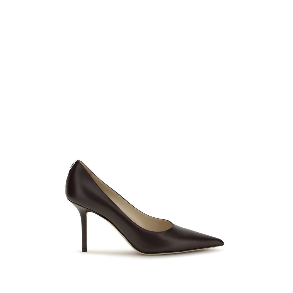 2026 New Arrival Jimmy Choo Brown Calf Leather Bos Taurus High Heel Pumps