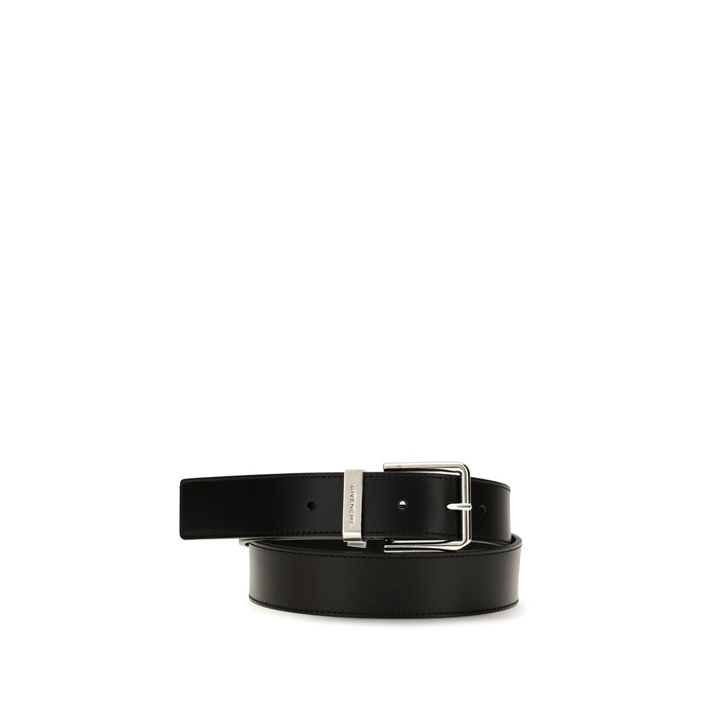 2026 New Arrival Givenchy Black Calf Leather Bos Taurus Regular Belt