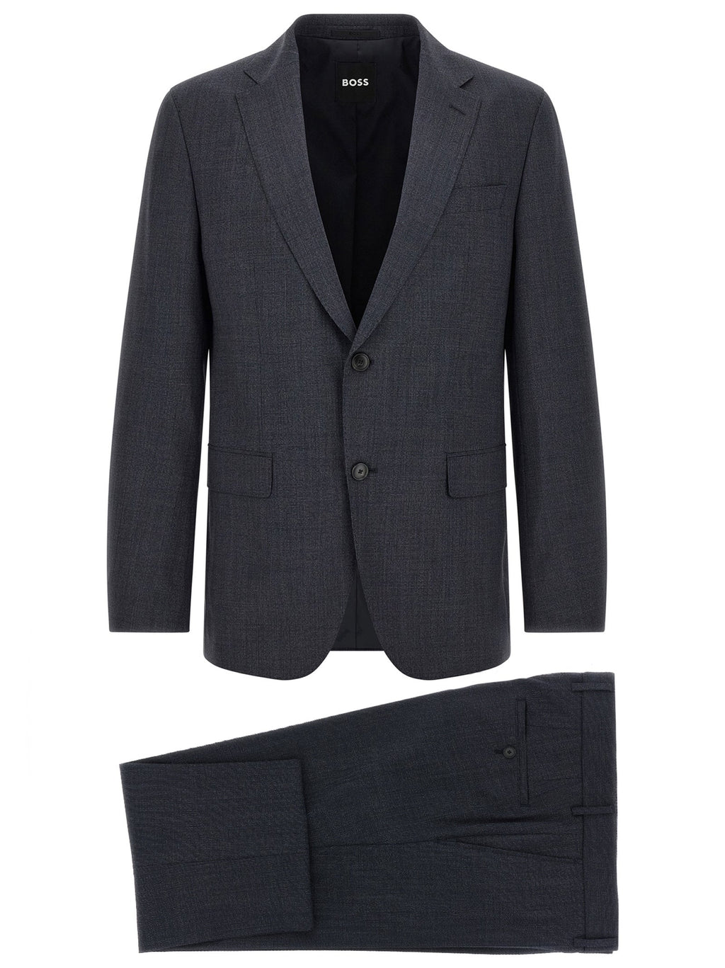 2026 New Arrival Hugo Boss Blue Polyester Two-Piece Suit