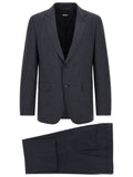 2026 New Arrival Hugo Boss Blue Polyester Two-Piece Suit