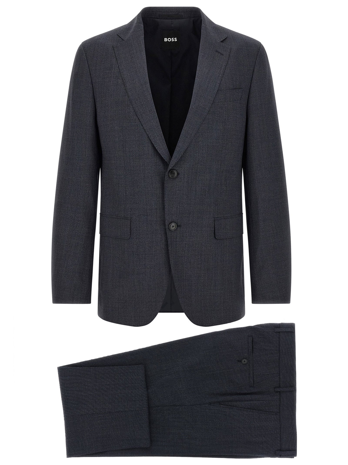2026 New Arrival Hugo Boss Blue Polyester Two-Piece Suit