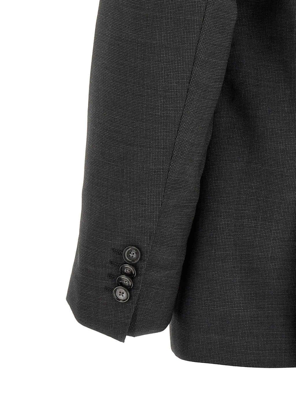 2026 New Arrival Hugo Boss Gray Virgin Wool Two-Piece Suit