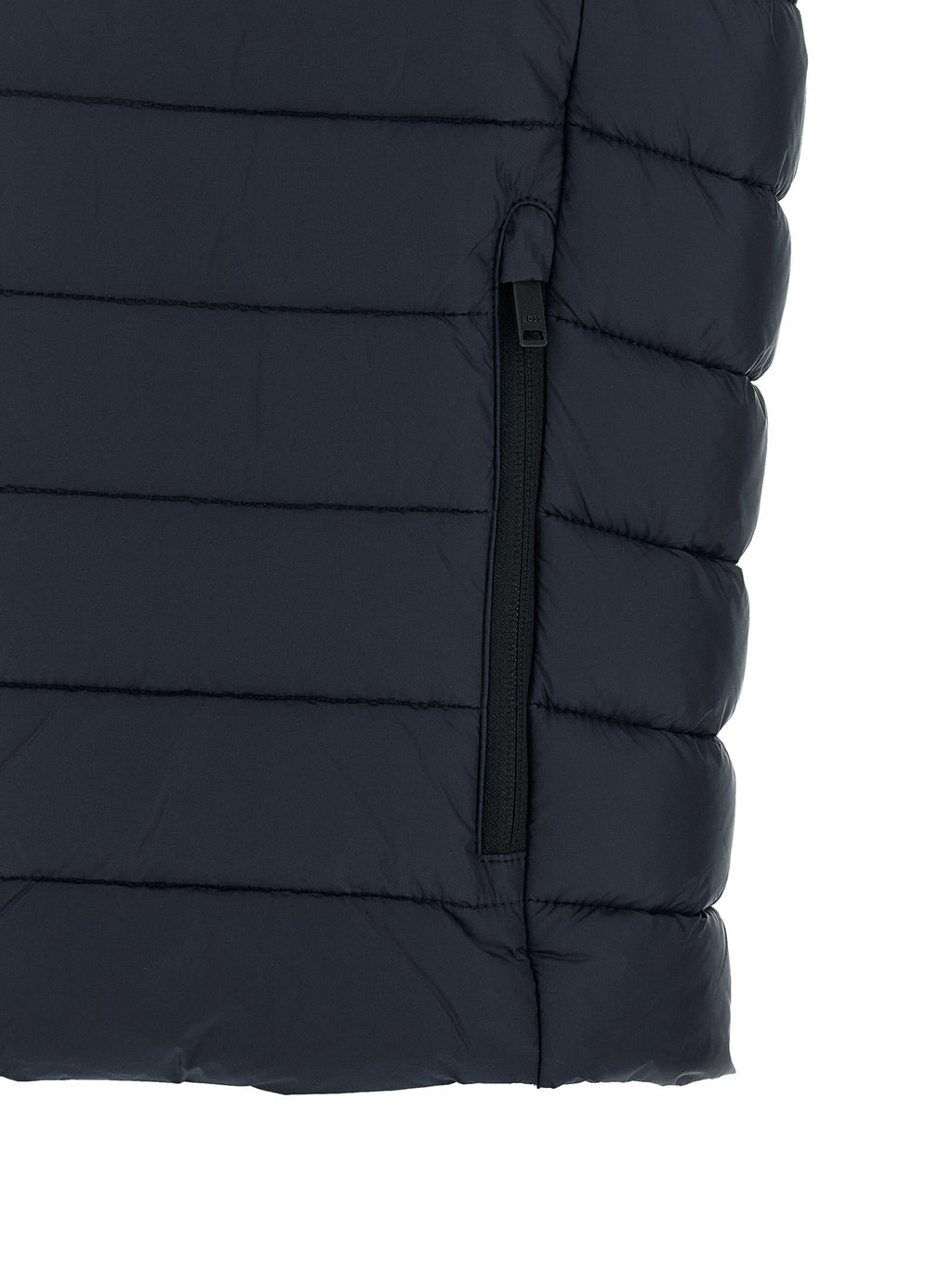 2026 New Arrival Hugo Boss Blue Recycled Polyamide Sleeveless Jacket