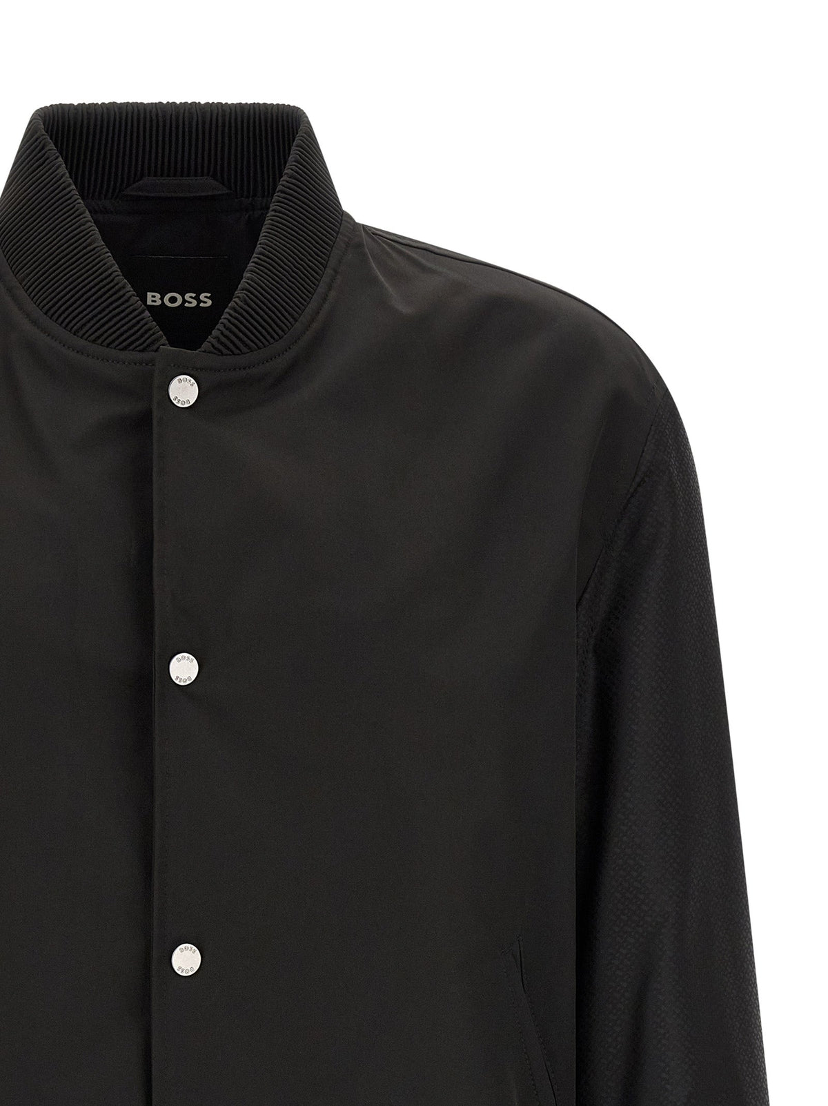 2026 New Arrival Hugo Boss Black Polyester Bomber
