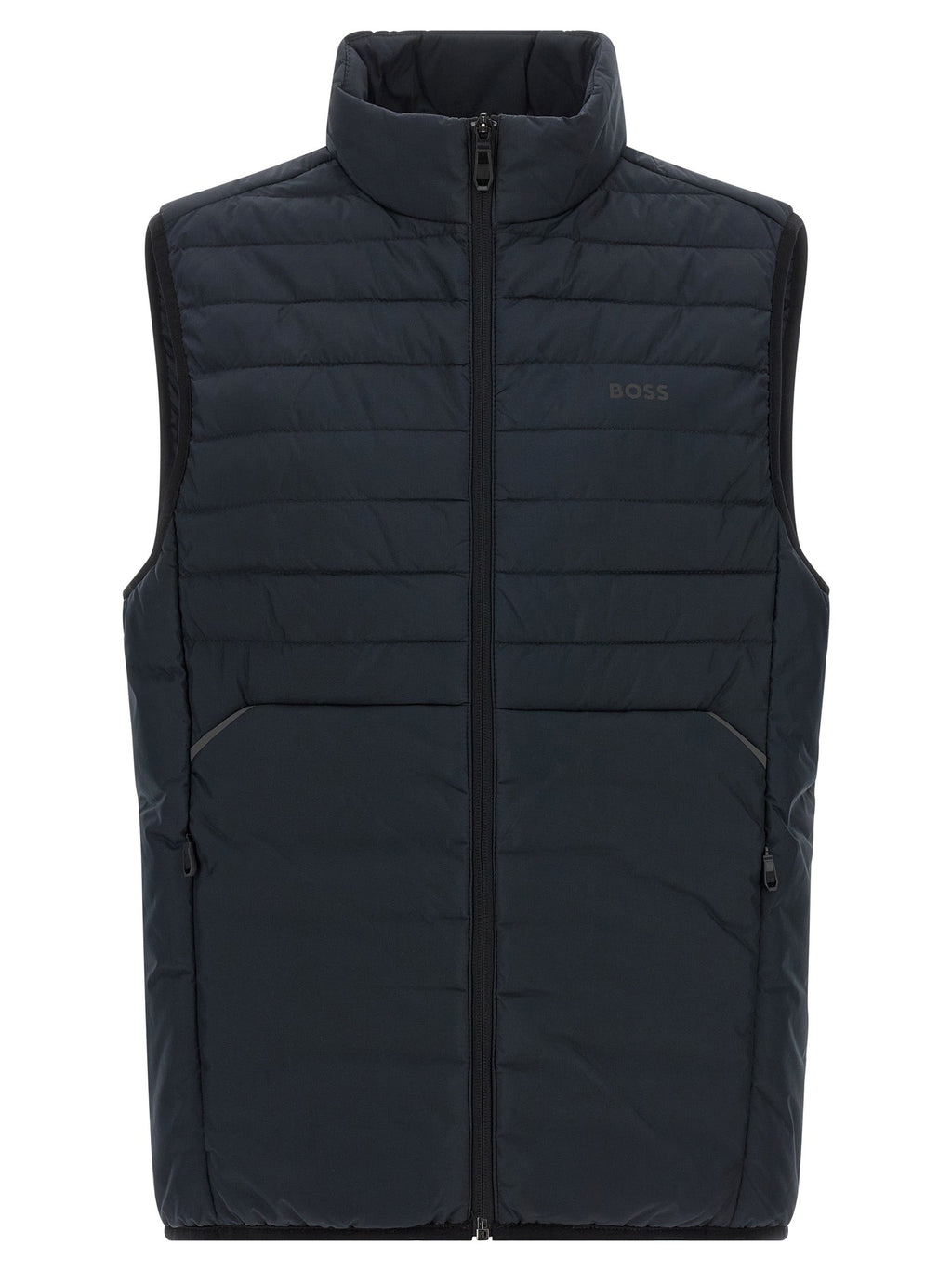 2026 New Arrival Hugo Boss Blue Polyester Sleeveless Jacket
