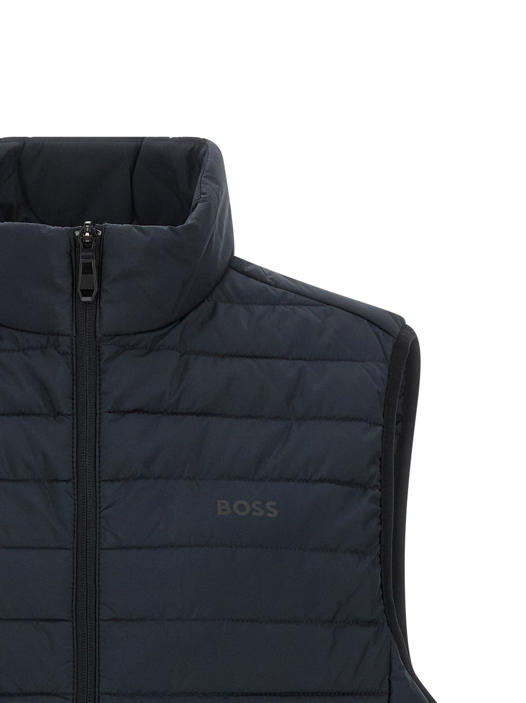 2026 New Arrival Hugo Boss Blue Polyester Sleeveless Jacket
