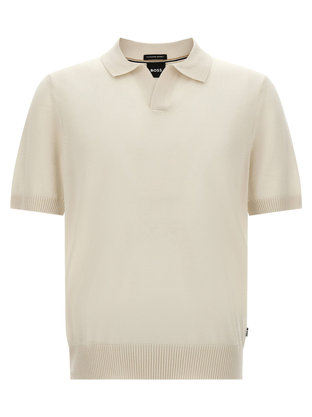 2026 New Arrival Hugo Boss White Virgin Wool Polo Shirt