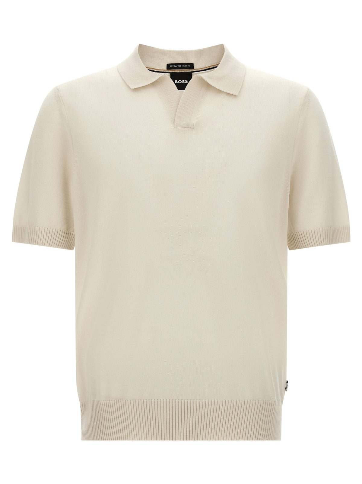 2026 New Arrival Hugo Boss White Virgin Wool Polo Shirt
