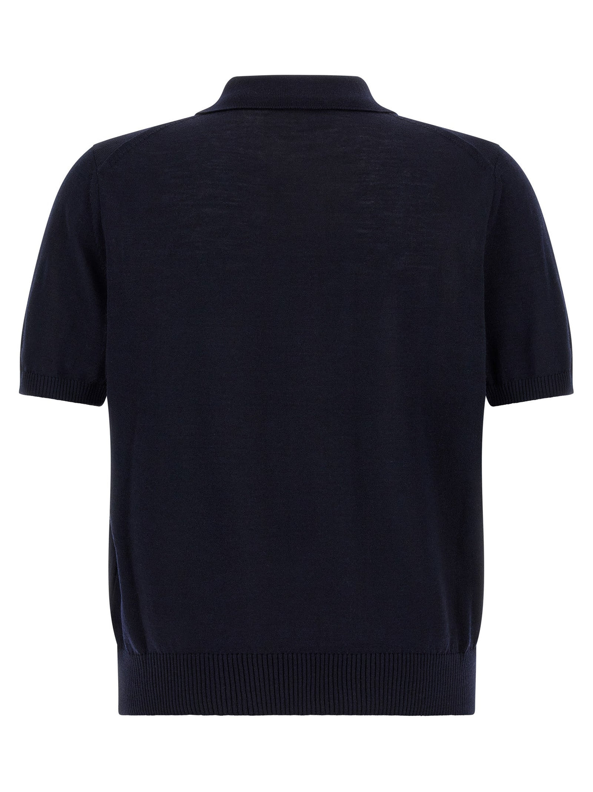 2026 New Arrival Hugo Boss Blue Virgin Wool Polo Shirt