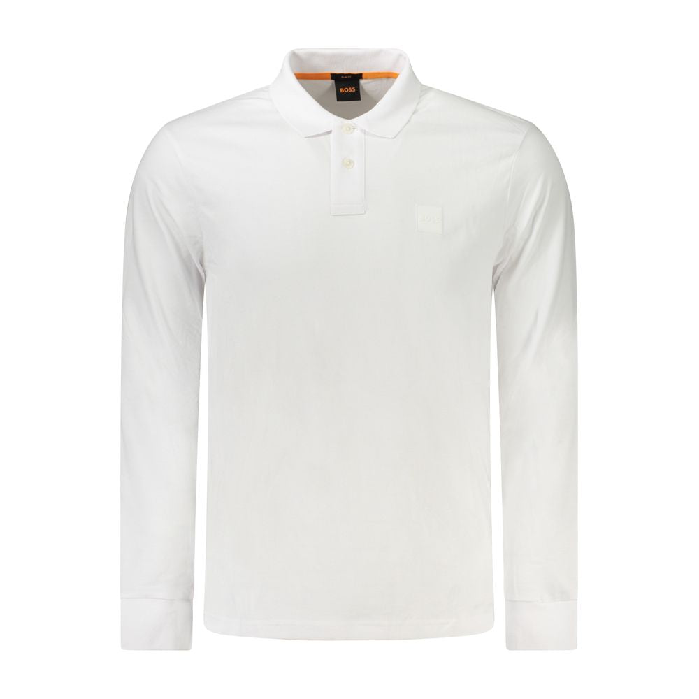 2026 New Arrival Hugo Boss Bianco Cotton Men's Polo