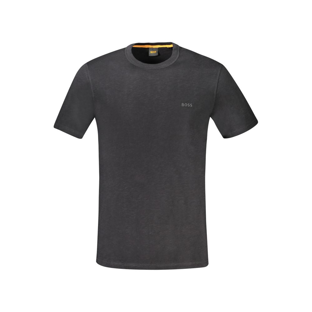 2026 New Arrival Hugo Boss Black Cotton Men's T-Shirt