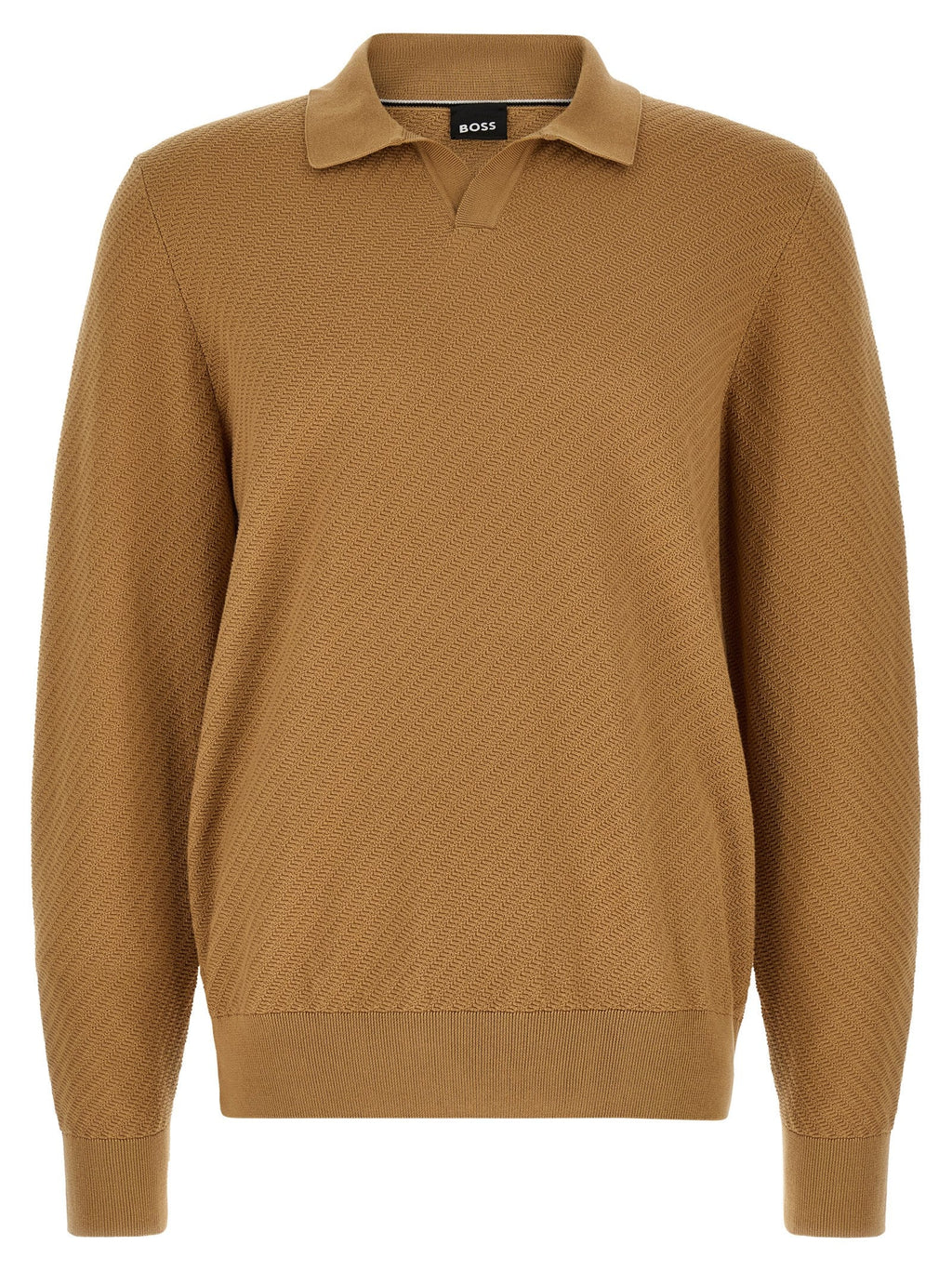 2026 New Arrival Hugo Boss Brown Cotton Polo Shirt