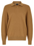 2026 New Arrival Hugo Boss Brown Cotton Polo Shirt