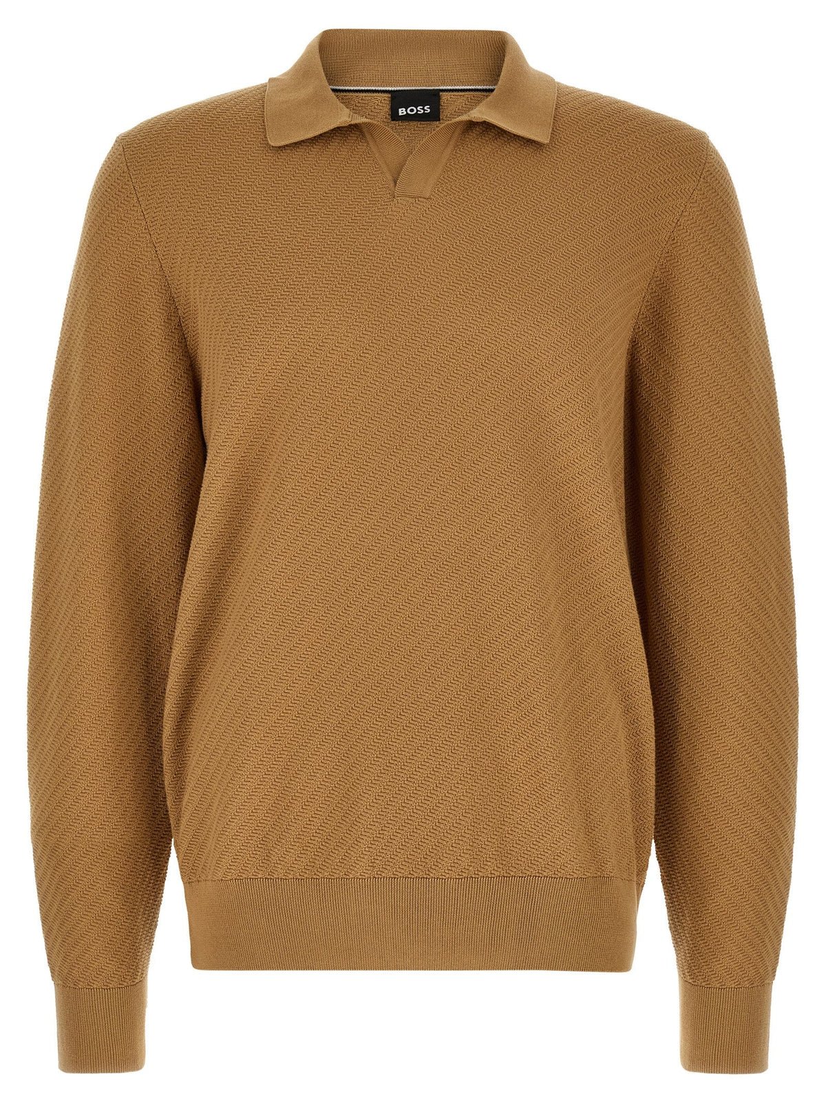 2026 New Arrival Hugo Boss Brown Cotton Polo Shirt