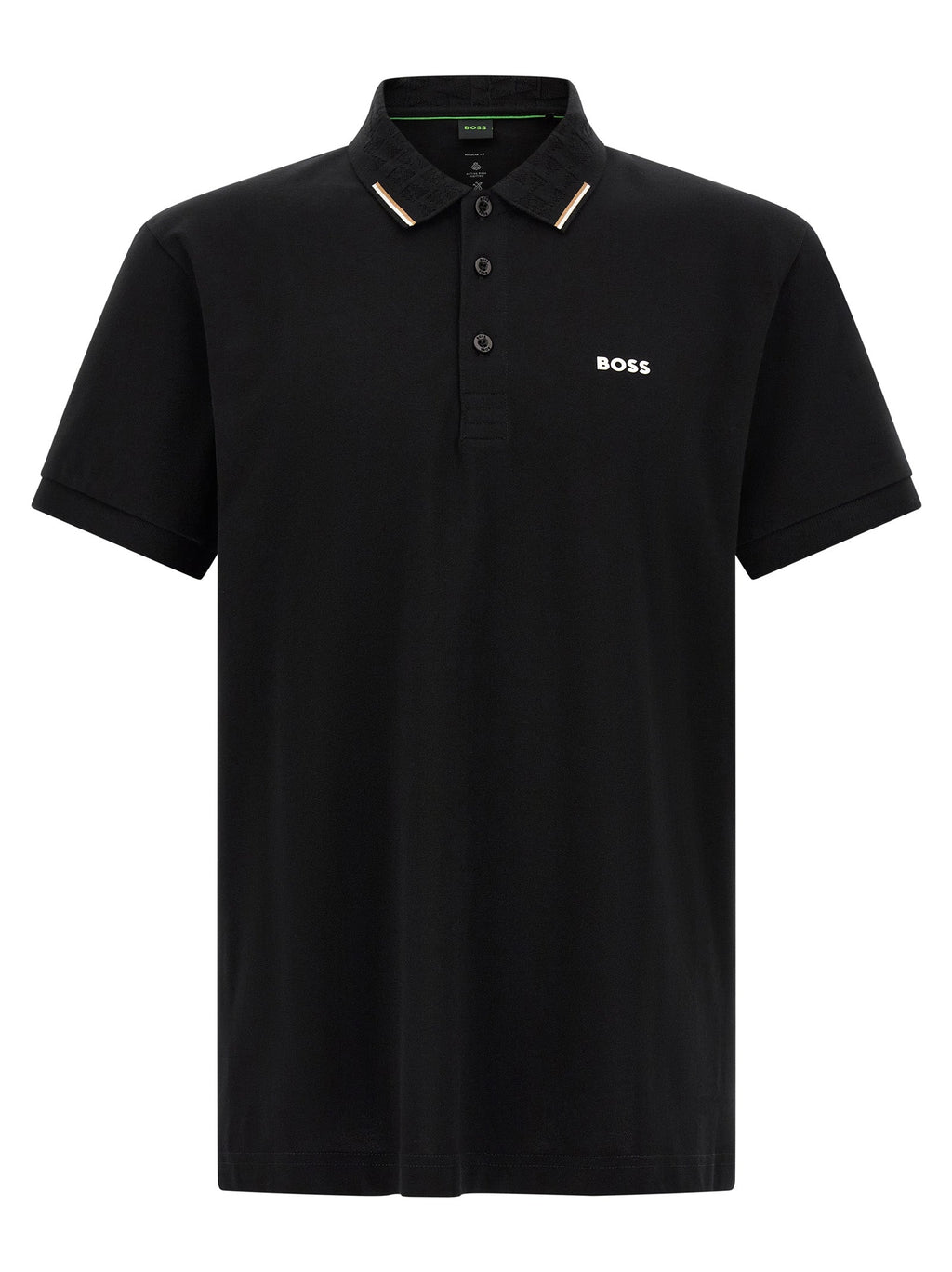 2026 New Arrival Hugo Boss Black Cotton Polo Shirt