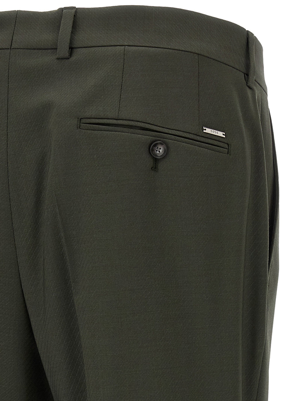 2026 New Arrival Hugo Boss Bicolor Virgin Wool Pants