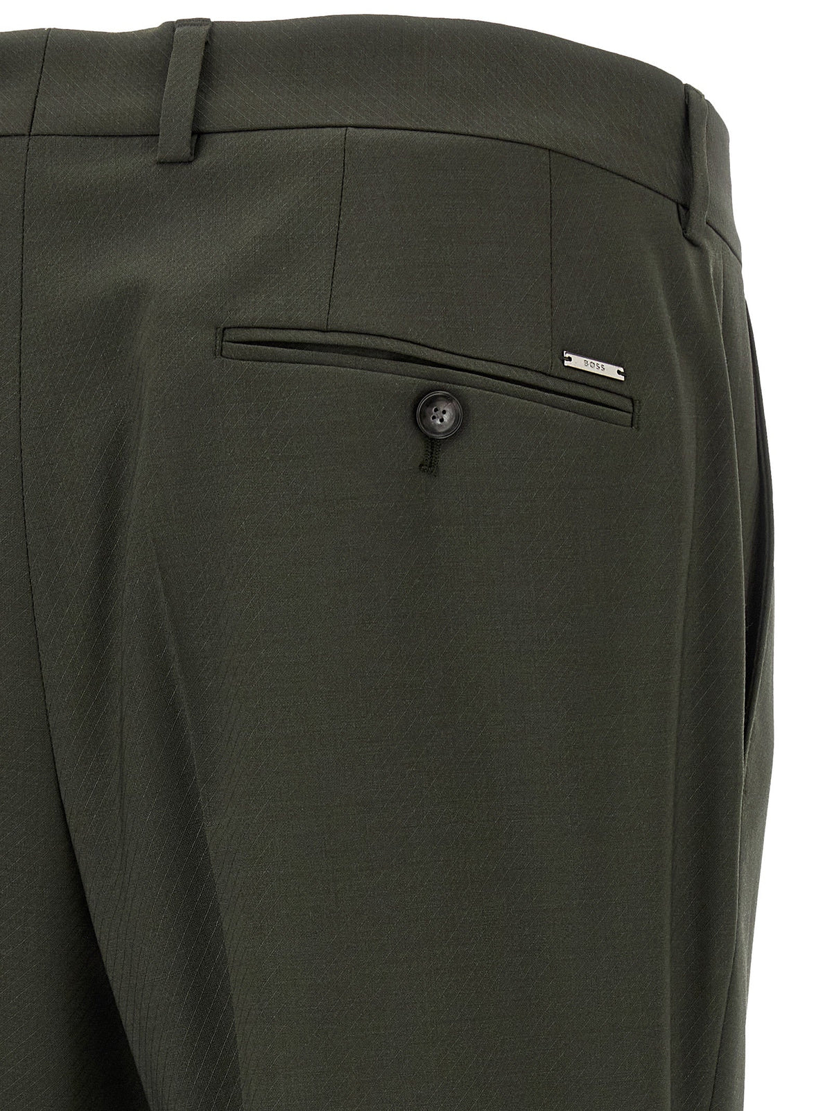 2026 New Arrival Hugo Boss Bicolor Virgin Wool Pants