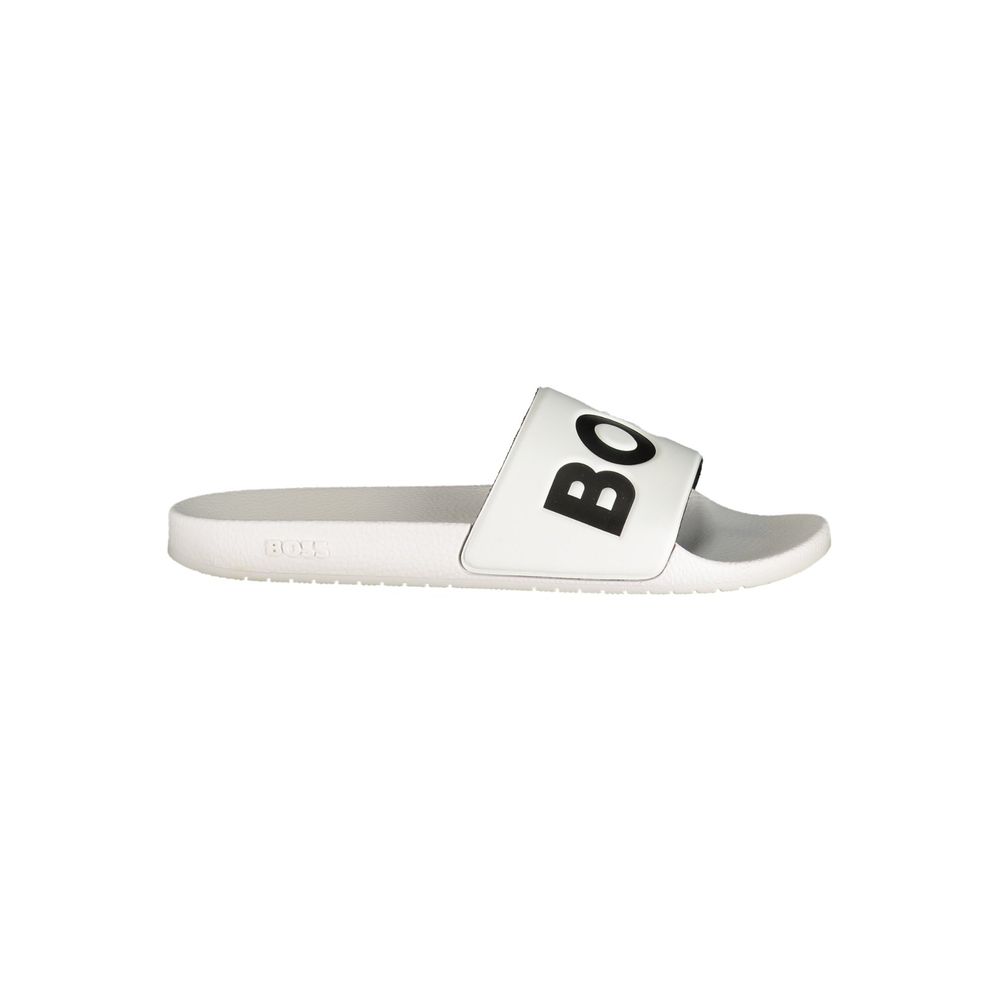 2026 New Arrival Hugo Boss White Polyurethane Men's Slipper