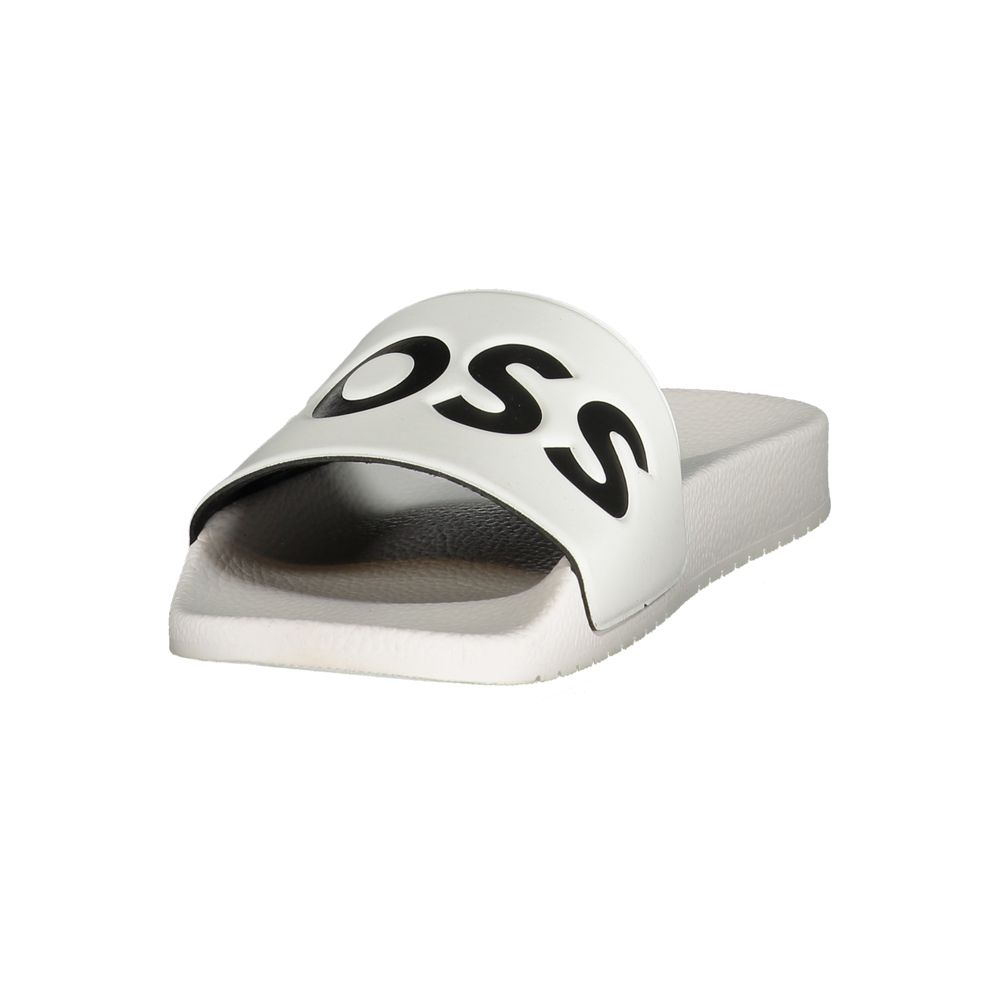 2026 New Arrival Hugo Boss White Polyurethane Men's Slipper