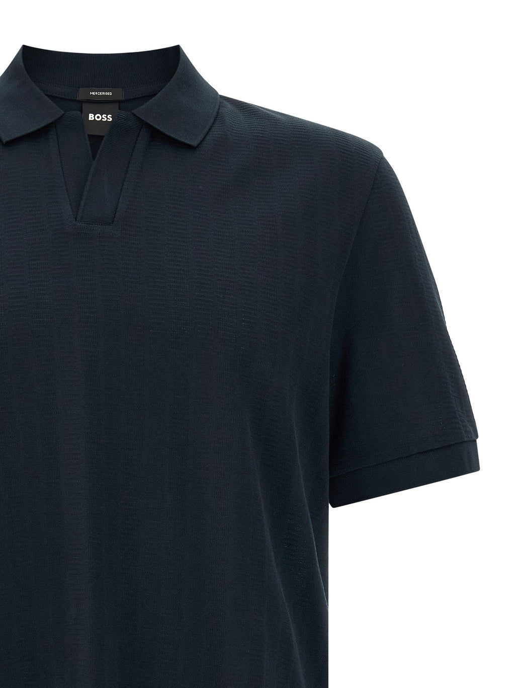 2026 New Arrival Hugo Boss Blue Cotton Polo Shirt