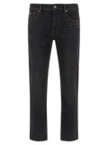 2026 New Arrival Hugo Boss Black Cotton Straight-Leg Jeans