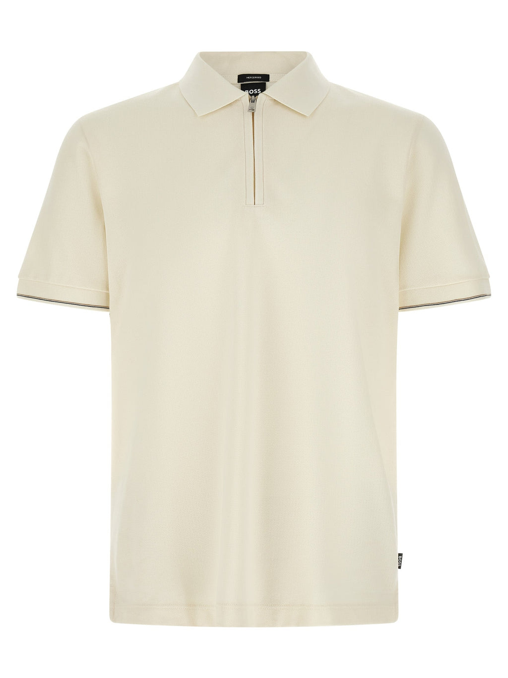 2026 New Arrival Hugo Boss Beige Cotton Polo Shirt