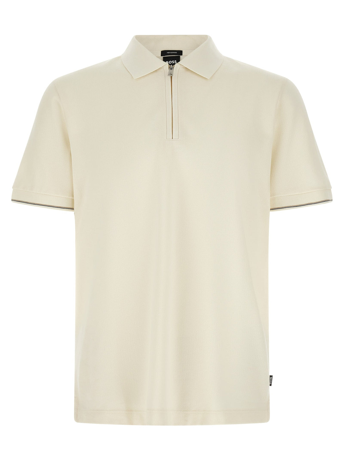 2026 New Arrival Hugo Boss Beige Cotton Polo Shirt