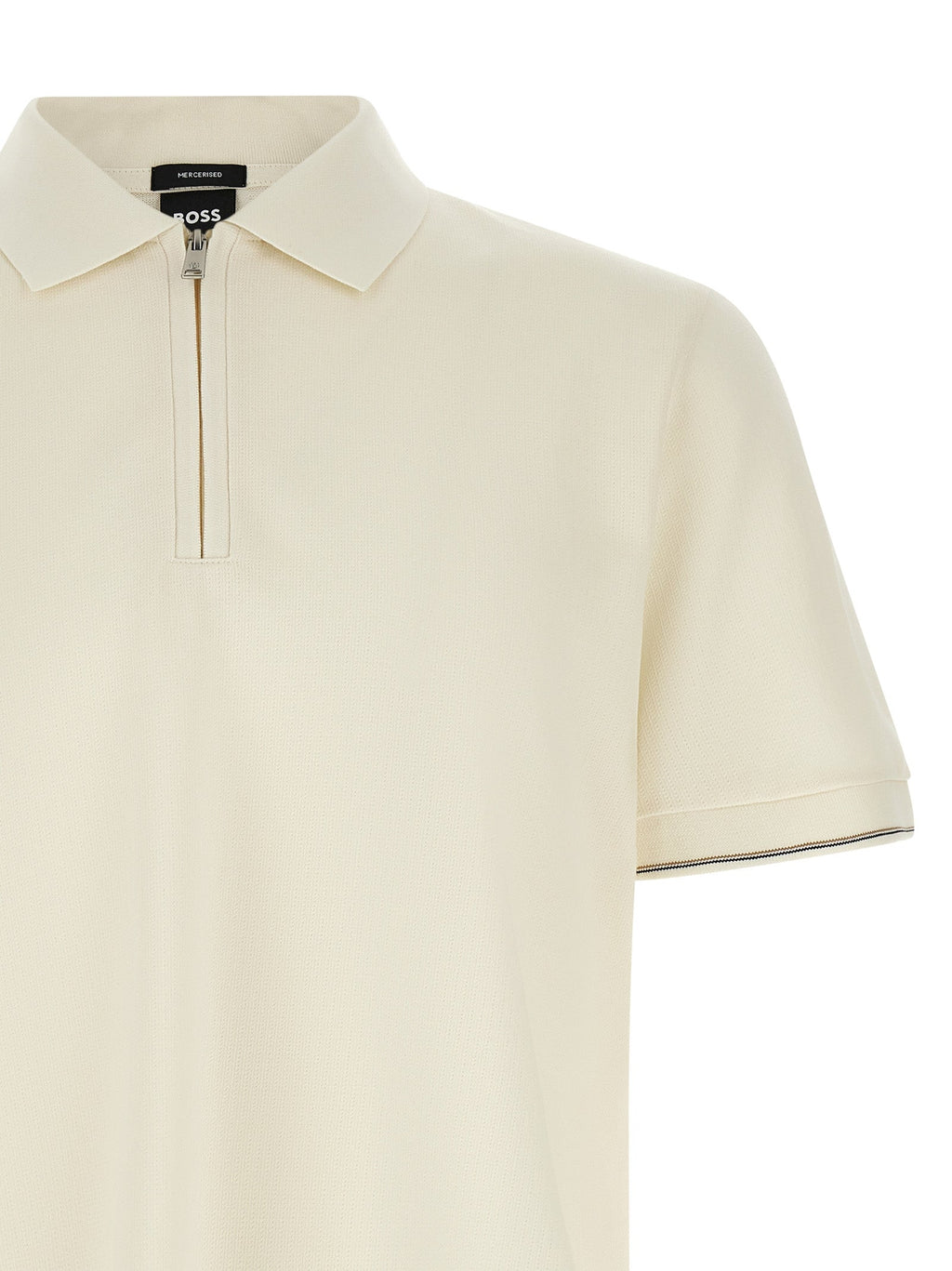 2026 New Arrival Hugo Boss Beige Cotton Polo Shirt