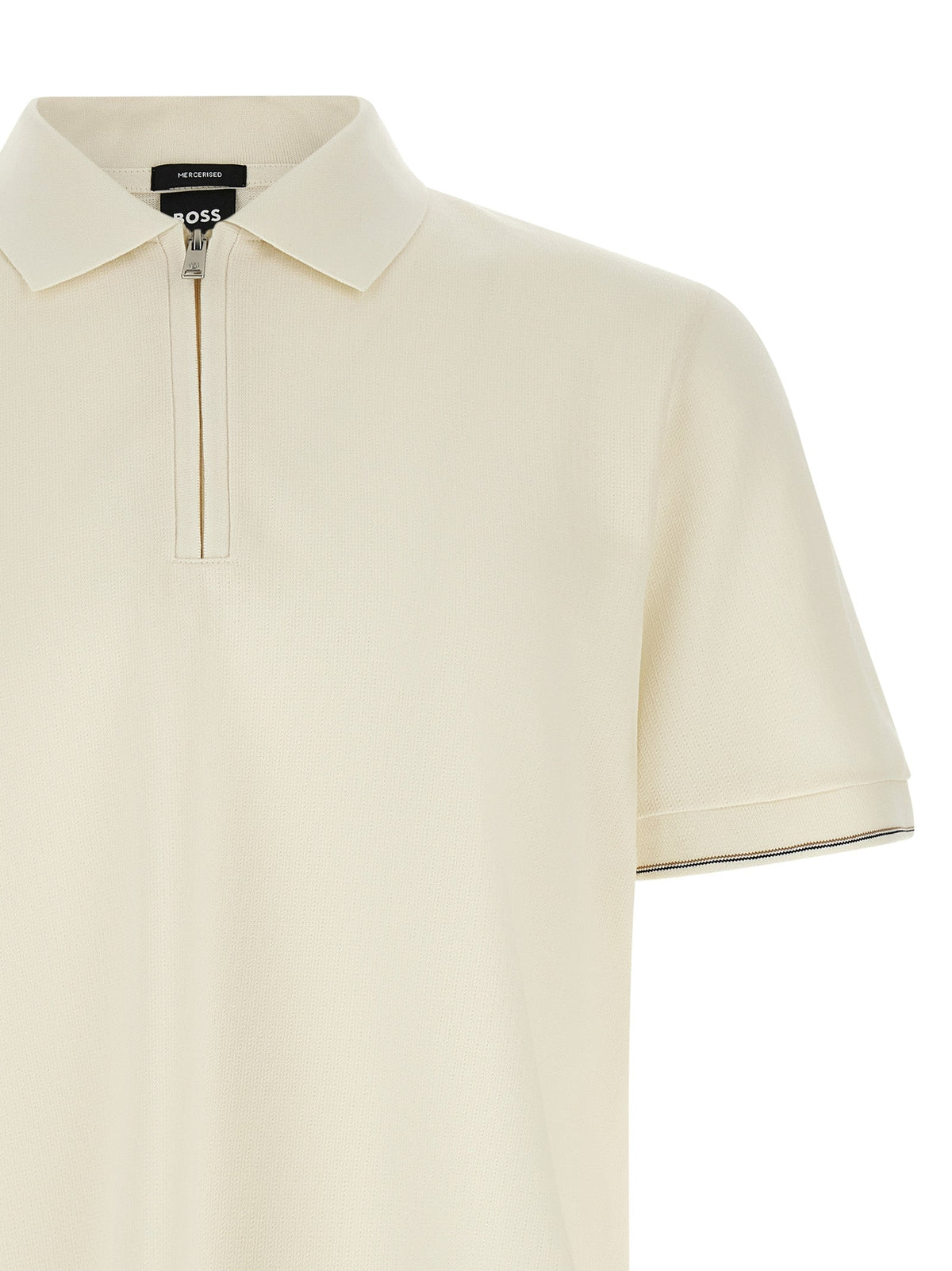 2026 New Arrival Hugo Boss Beige Cotton Polo Shirt