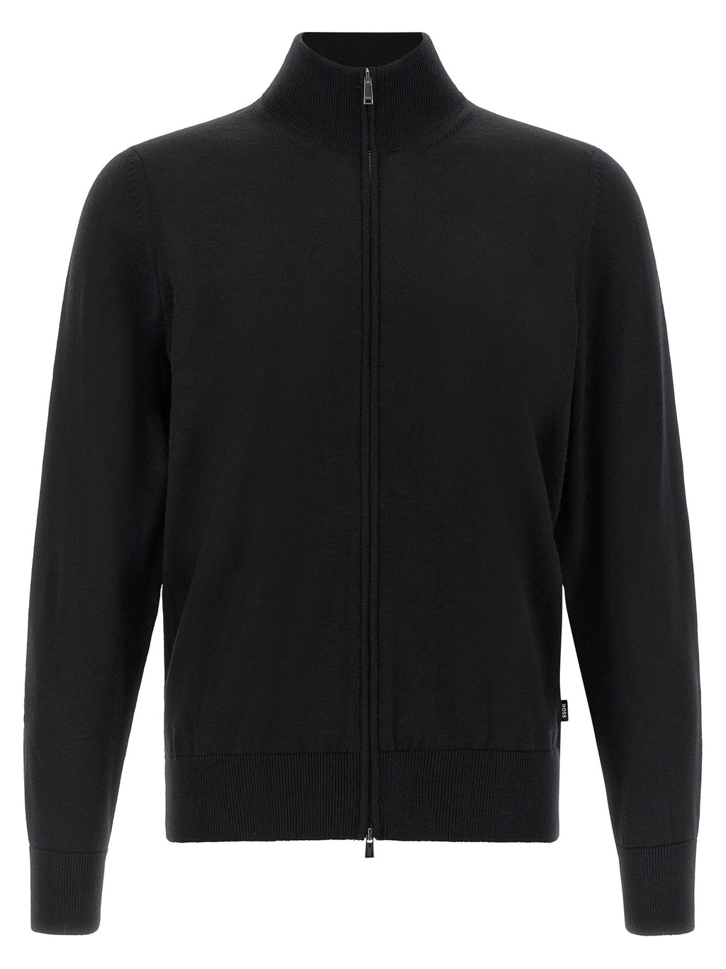 2026 New Arrival Hugo Boss Black Virgin Wool Cardigan