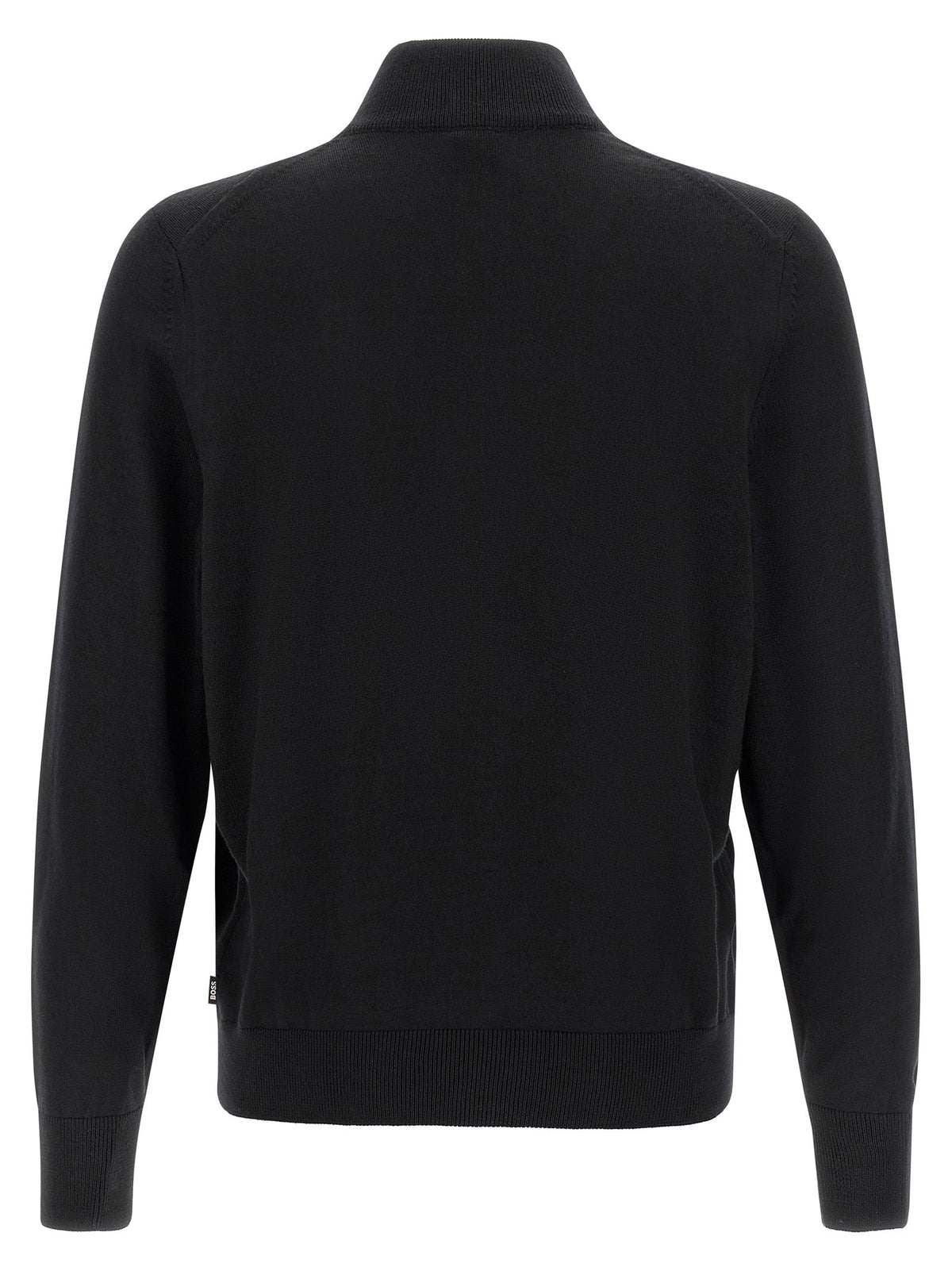 2026 New Arrival Hugo Boss Black Virgin Wool Cardigan