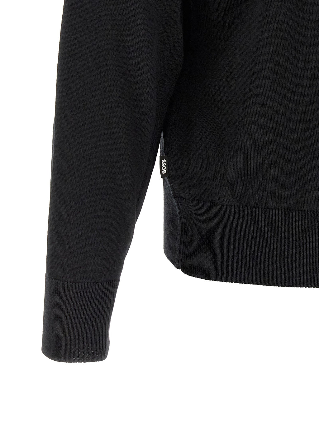 2026 New Arrival Hugo Boss Black Virgin Wool Cardigan