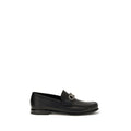 2026 New Arrival Ferragamo Black Calf Leather Bos Taurus Slip-On Loafers